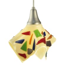 Handkerchief Pebbles 10" Wide Abstract Pendant