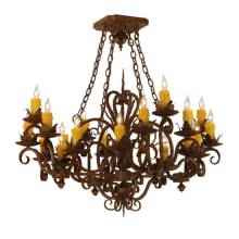 Kimberly 20 Light 54" Wide Taper Candle Style Chandelier