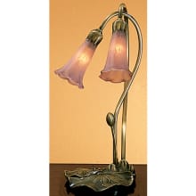 Stained Glass / Tiffany Desk Lamp from the Lilies Collection