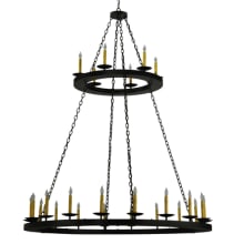 Loxley 24 Light 61" Wide Taper Candle Style Chandelier