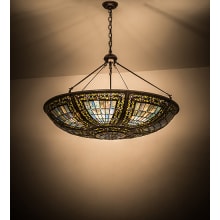 Fleur-de-lis 6 Light 40" Wide Pendant