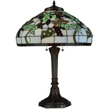 Veneto 2 Light 27.75" Tall Hand-Crafted Table Lamp with Stained Glass