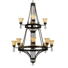 Savino 12 Light 46" Wide Chandelier