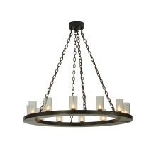 42" W Loxley 12 Light Chandelier