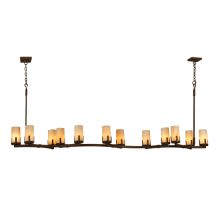 Cero 12 Light 96" Wide Pillar Candle Style Chandelier