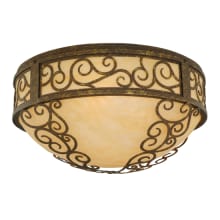 Lilliana 3 Light 21" Wide Flush Mount Bowl Ceiling Fixture