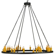 Deina 28 Light 60" Wide Taper Candle Style Chandelier