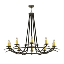 Octavia 10 Light 58" Wide Taper Candle Style Chandelier