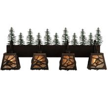 35" W Spruce Pine 4 Light Vanity Light