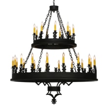 Asen 27 Light 48" Wide Taper Candle Style Chandelier