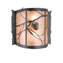 15" W Whispering Pines Wall Sconce