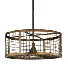 Paloma Golpe 30" Wide Cage Pendant