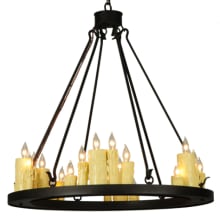 Deina 24 Light 36" Wide Taper Candle Style Chandelier