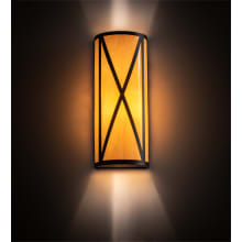 Saltire 18" Tall Wall Sconce