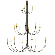 Cheal 20 Light 78" Wide Taper Candle Style Chandelier