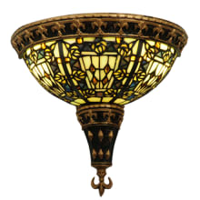 Fleur-de-lis 2 Light 12" Tall Wall Sconce