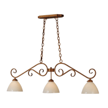 Mona 3 Light 8" Wide Linear Pendant