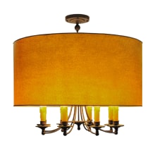 Muirfield 8 Light 42" Wide Taper Candle Pendant