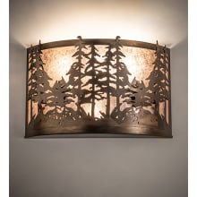 Tall Pines 4 Light 13" Tall Wall Sconce