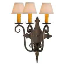 Angelique 3 Light 22" Tall Wall Sconce