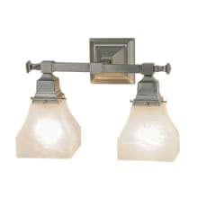 Bungalow 2 Light 10" Tall Wall Sconce