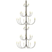 Cheal 40 Light 78" Wide Taper Candle Style Chandelier
