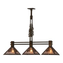 Tall Pines 3 Light 12" Wide Linear Pendant