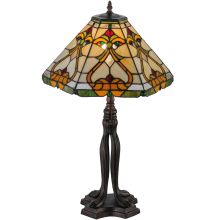 Middleton 1 Light 26" Tall Hand-Crafted Table Lamp with Stained Glass