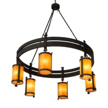 Beartooth 6 Light 55" Wide Ring Chandelier