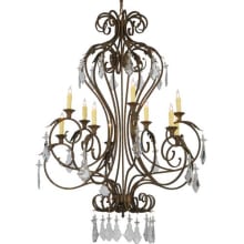 Josephine 10 Light 48" Wide Taper Candle Empire Chandelier