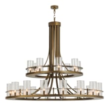 Arion 24 Light 60" Wide Taper Candle Pendant