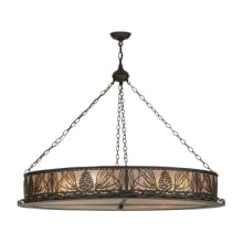 Mountain Pine 8 Light 48" Wide Suspension Pendant