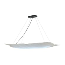 Linne 24" Wide Abstract Linear Pendant
