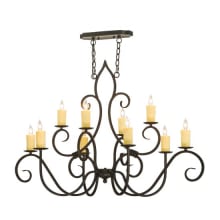 Clifton 10 Light 28" Wide Taper Candle Style Chandelier