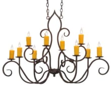 Clifton 10 Light 28" Wide Taper Candle Style Chandelier