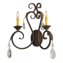 Josephine 2 Light 21" Tall Wall Sconce