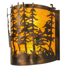 Tall Pines 2 Light 13" Tall Wall Sconce