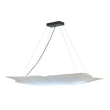 Linne 24" Wide Abstract Linear Pendant