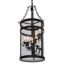 Cilindro 11 Light 15" Wide Taper Candle Pendant