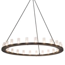 Loxley 24 Light 72" Wide Ring Chandelier