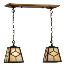 Craftsman 2 Light 8" Wide Multi Light Pendant