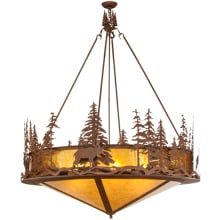 Moose at Dusk 6 Light 54" Wide Pendant