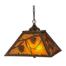 Whispering Pines 2 Light 23" Wide Pendant