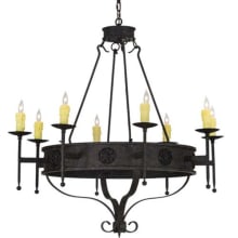 Lorenzo 8 Light 42" Wide Taper Candle Style Chandelier