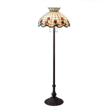 Roseborder 3 Light 62" Tall Buffet Floor Lamp