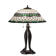 3 Light 30" Tall Accent Table Lamp