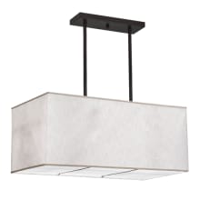 Quadrato 4 Light 24" Wide Linear Pendant