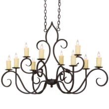 Clifton 10 Light 48" Wide Taper Candle Style Chandelier