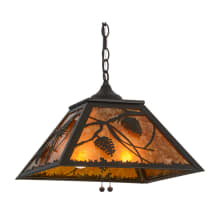 Whispering Pines 2 Light 22" Wide Pendant