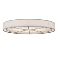 Cilindro Milwaukee 8 Light 60" Wide Flush Mount Drum Ceiling Fixture